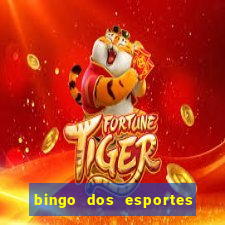 bingo dos esportes para imprimir